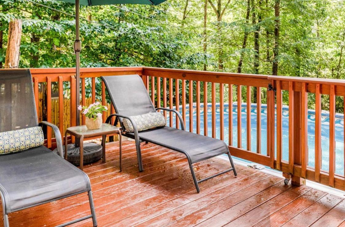 Pocono Cabin With Private Pool At Shawnee Mtn Іст-Страудсберг Екстер'єр фото